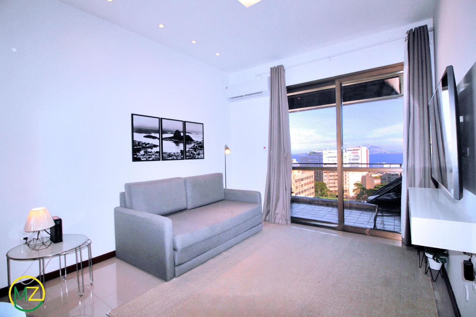 Incrivel Sala E Quarto Com Varanda Em Ipanema Rio de Janeiro Bagian luar foto